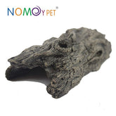 Nomoy Reptile Bark Decoration Wood Effect Cork Hide Away Tunnel (13x5x3cm)